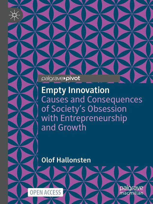 Title details for Empty Innovation by Olof Hallonsten - Available